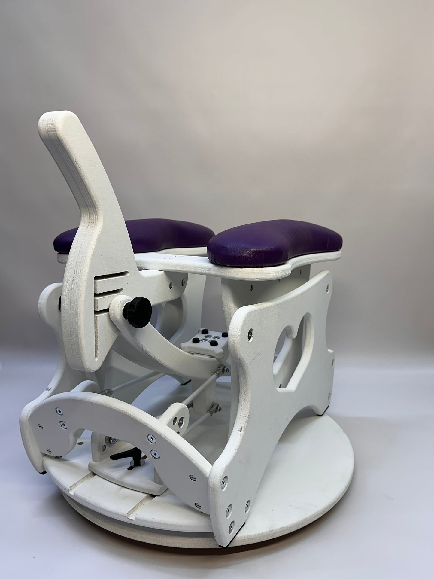 White - Purple Intense Secret Luxury rocking chair – adjustable and versatile. For solo or couple play