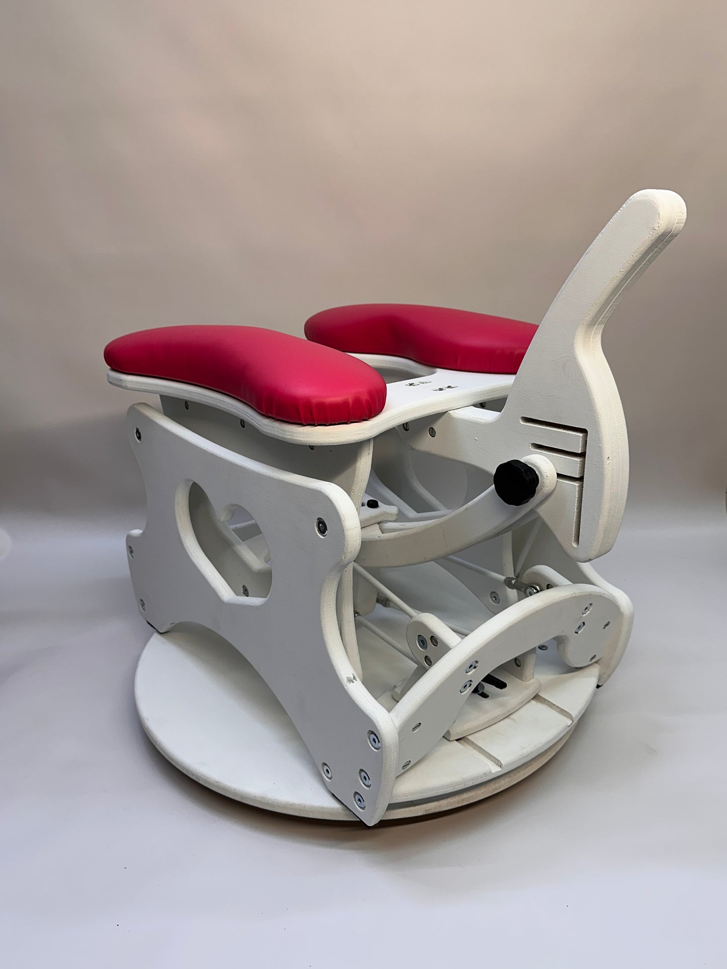 White - Hot pink Intense Secret Luxury rocking chair – adjustable and versatile. For solo or couple play