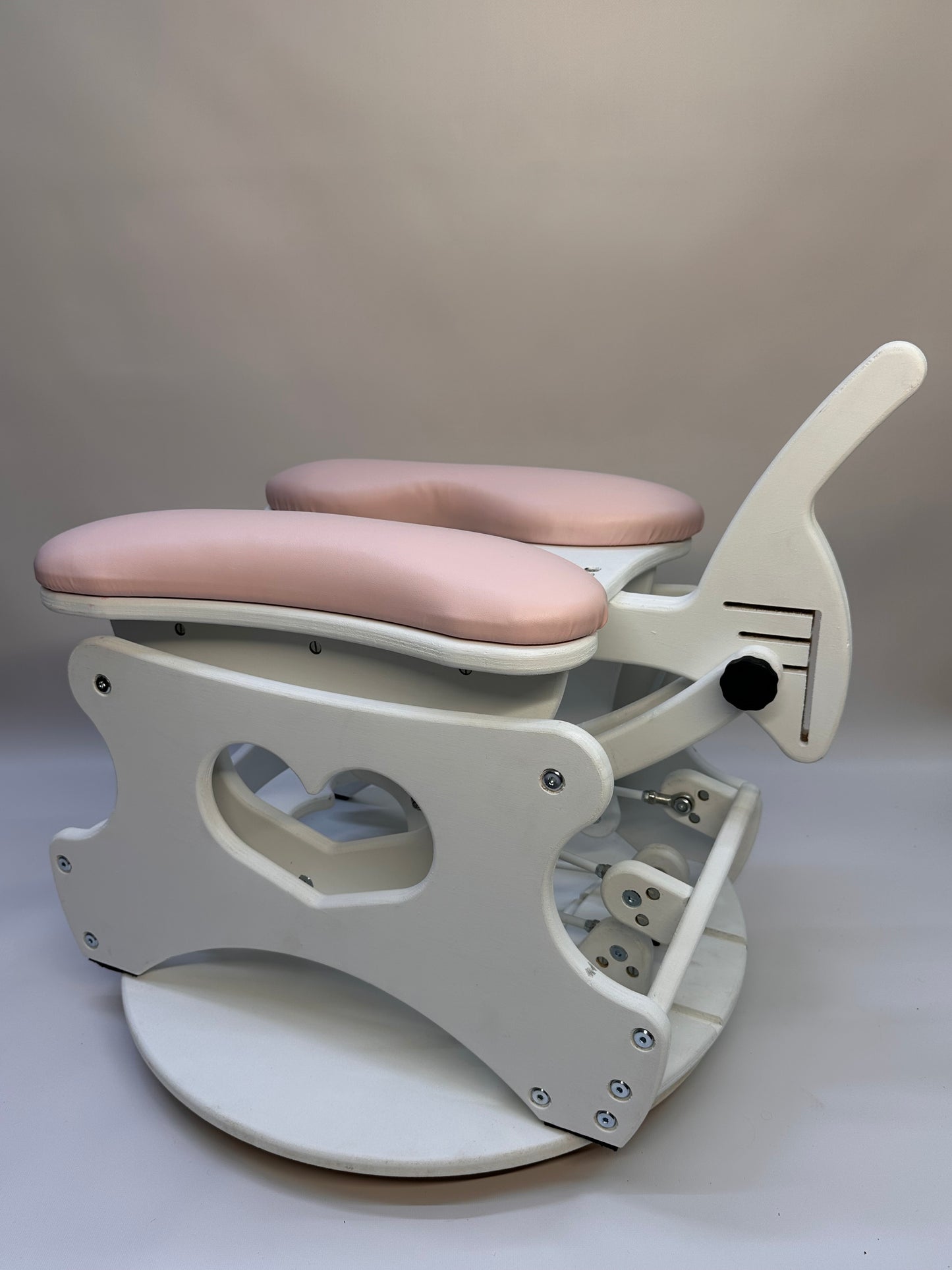 White - Light pink Intense Secret Luxury rocking chair – adjustable and versatile. For solo or couple play