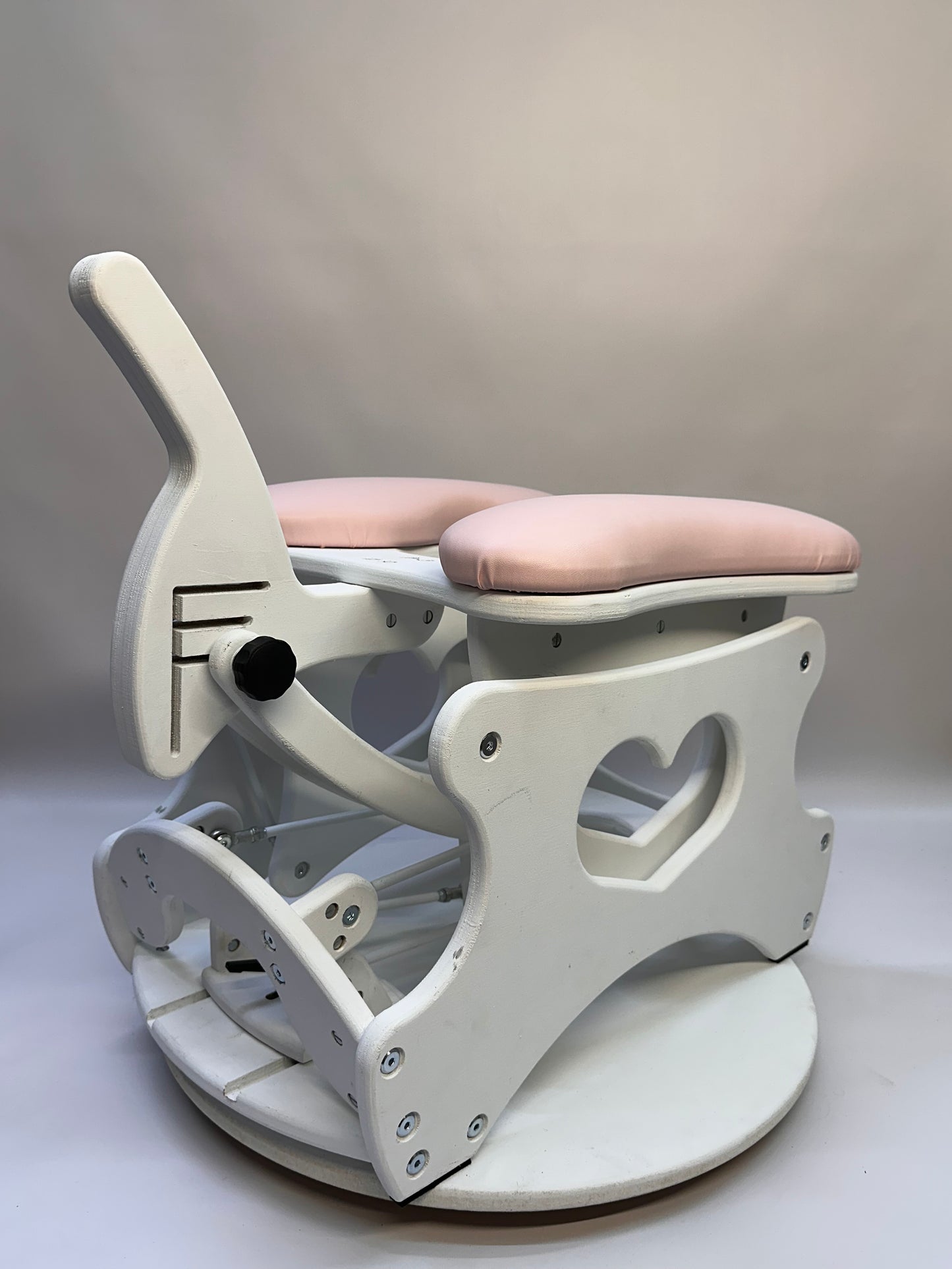 White - Light pink Intense Secret Luxury rocking chair – adjustable and versatile. For solo or couple play