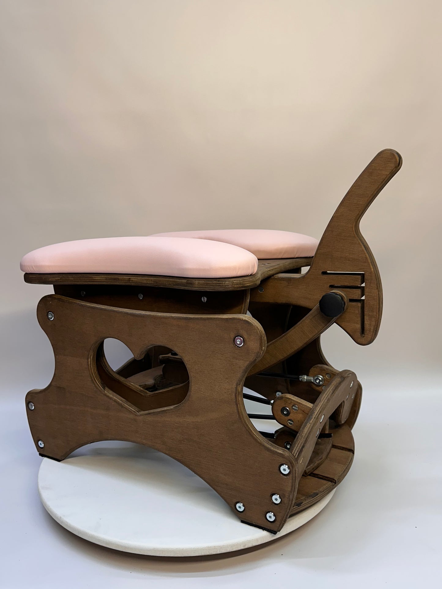 Brown - Light pink Intense Secret Luxury rocking chair – adjustable and versatile. For solo or couple play