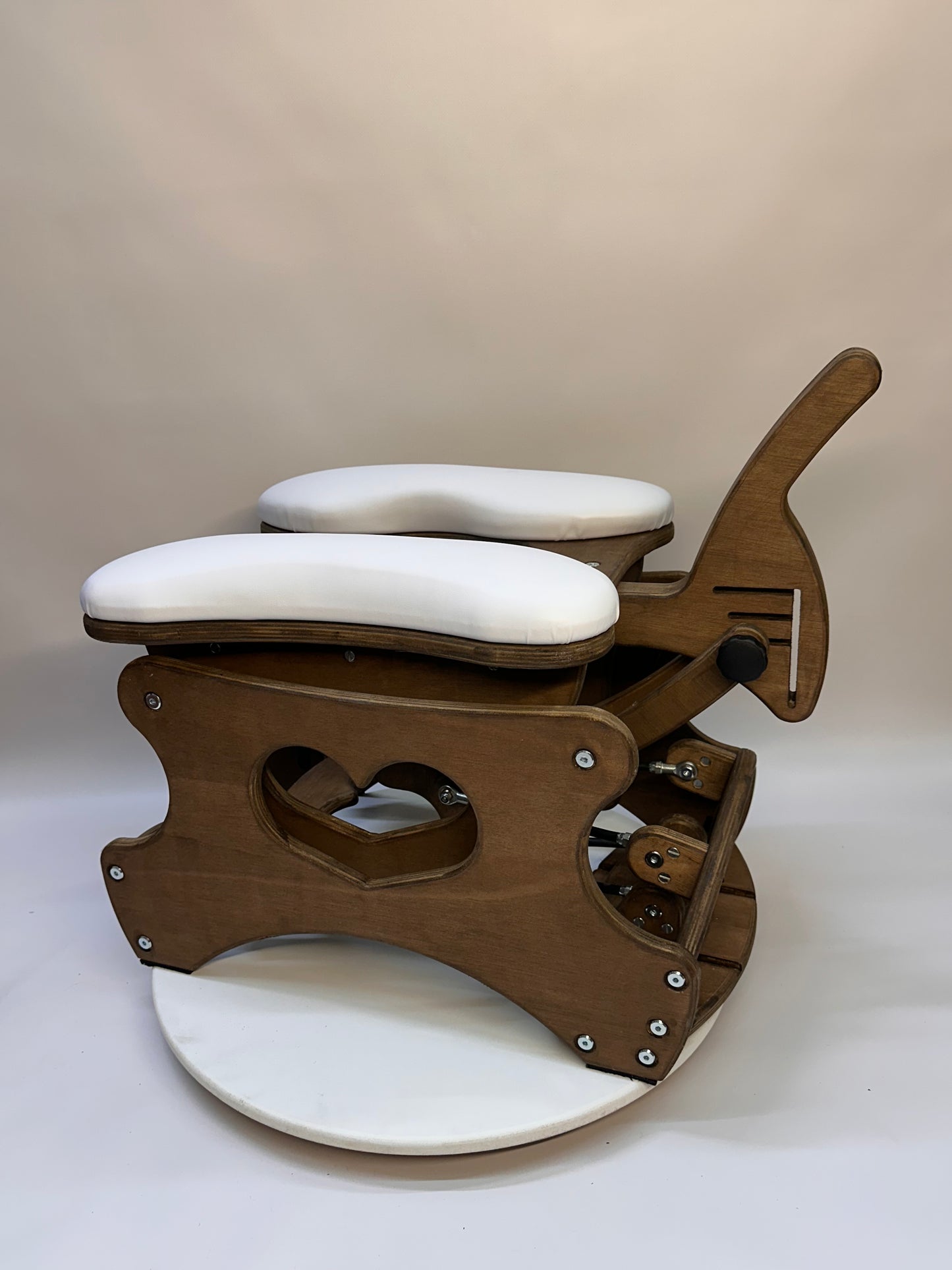 Brown - White Intense Secret Luxury rocking chair – adjustable and versatile. For solo or couple play