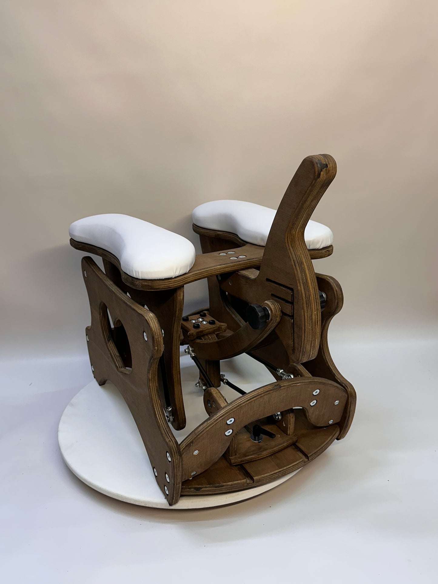 Brown - White Intense Secret Luxury rocking chair – adjustable and versatile. For solo or couple play