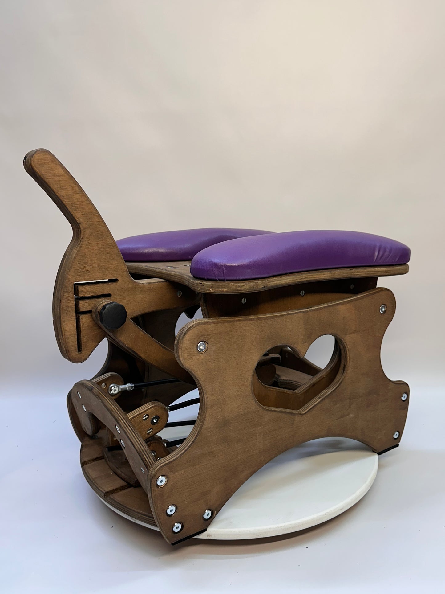 Brown -Purple Intense Secret Luxury rocking chair – adjustable and versatile. For solo or couple play