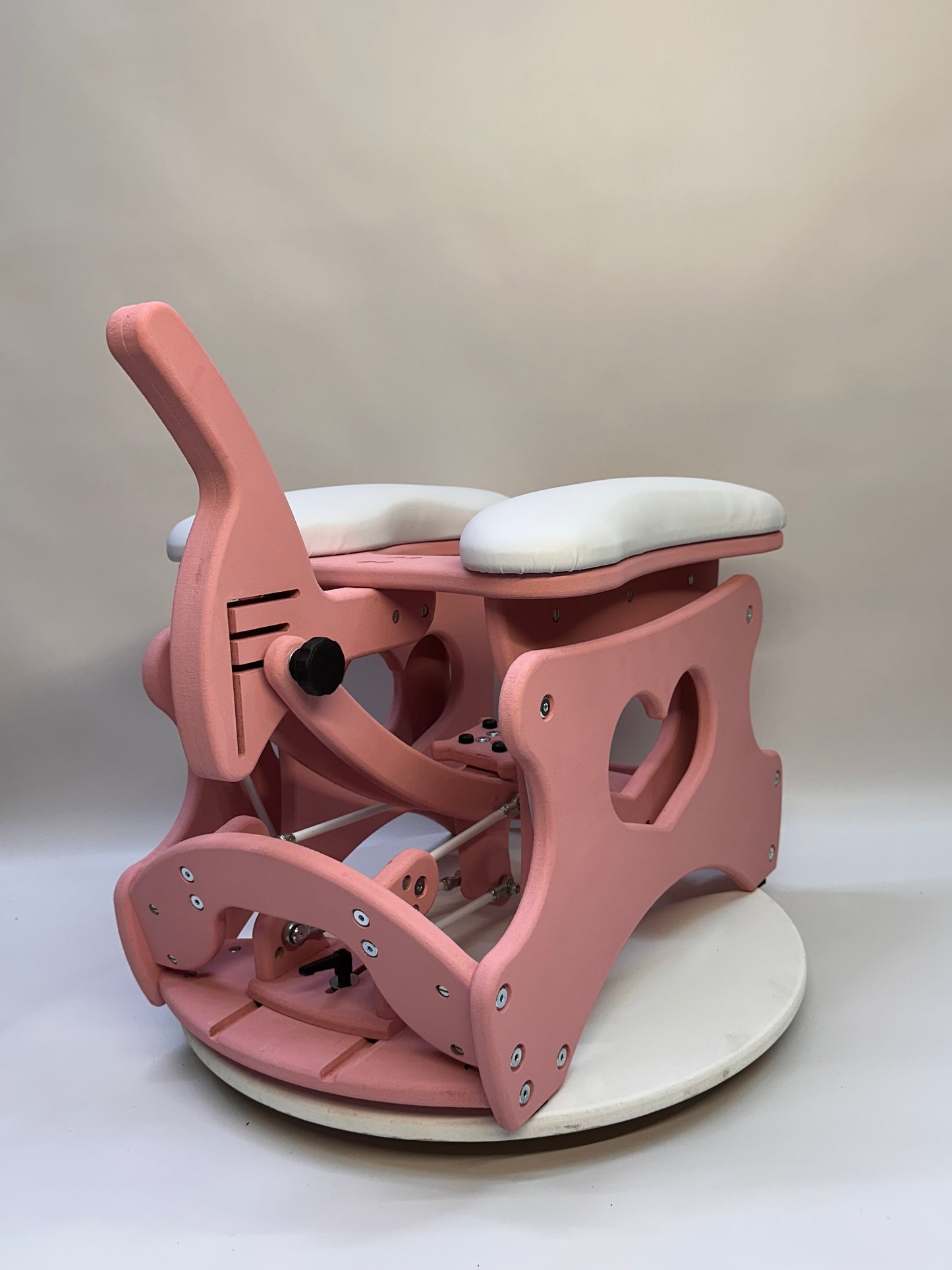 Pink - White Intense Secret Luxury rocking chair – adjustable and versatile. For solo or couple play