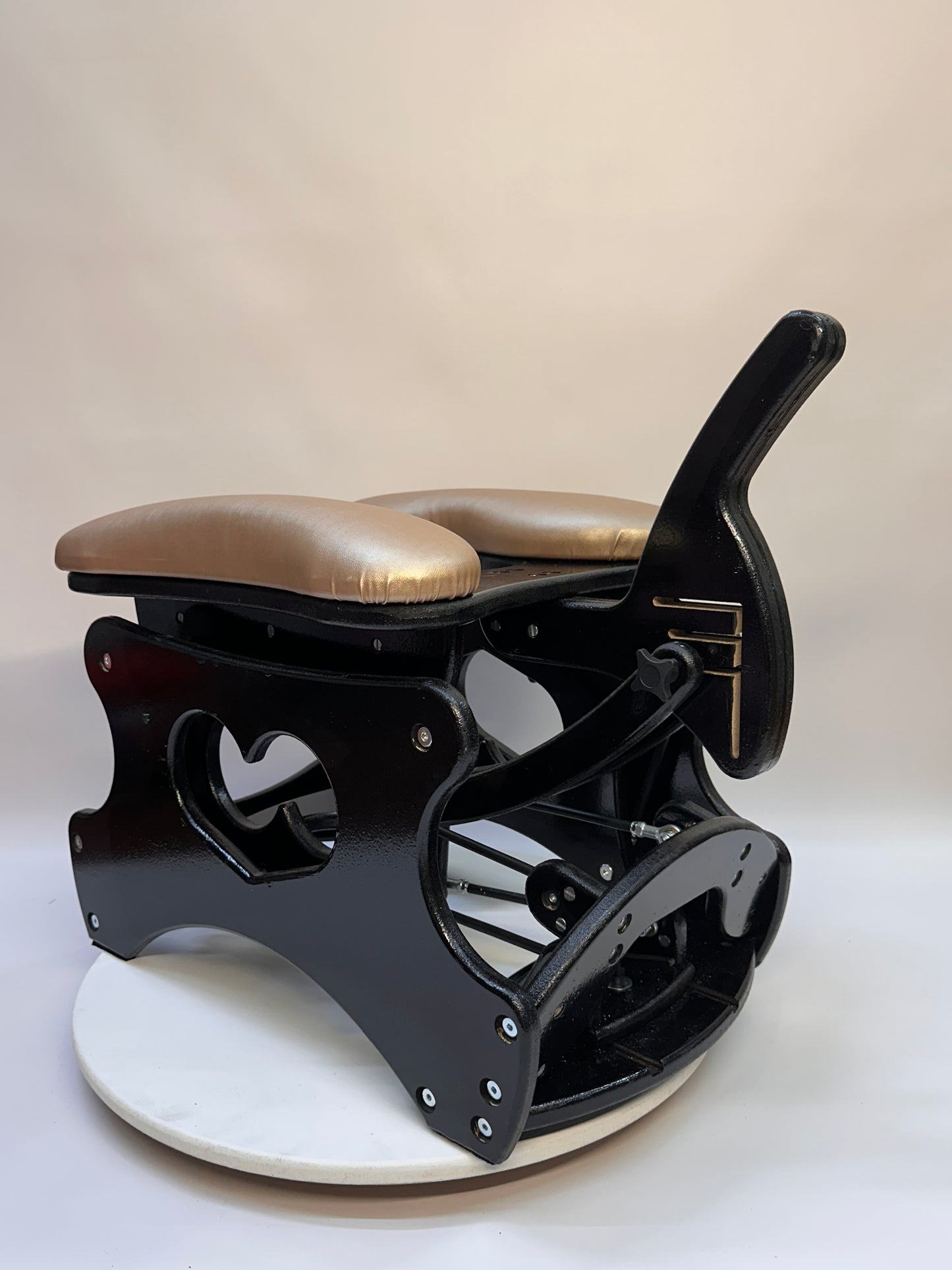 Black - Champagne Intense Secret Luxury rocking chair – adjustable and versatile. For solo or couple play